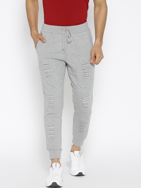 

CAMLA Grey Melange Distressed Joggers