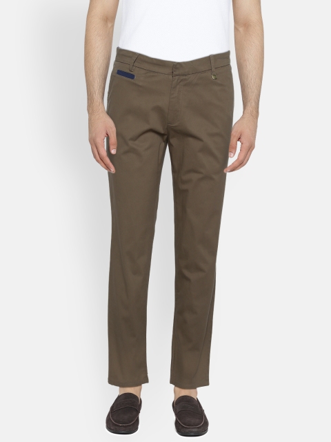 

CAMLA Men Olive Green Regular Fit Solid Trousers