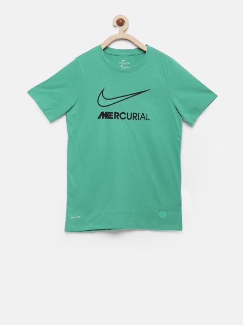 

Nike Boys Green Printed Round Neck T-shirt