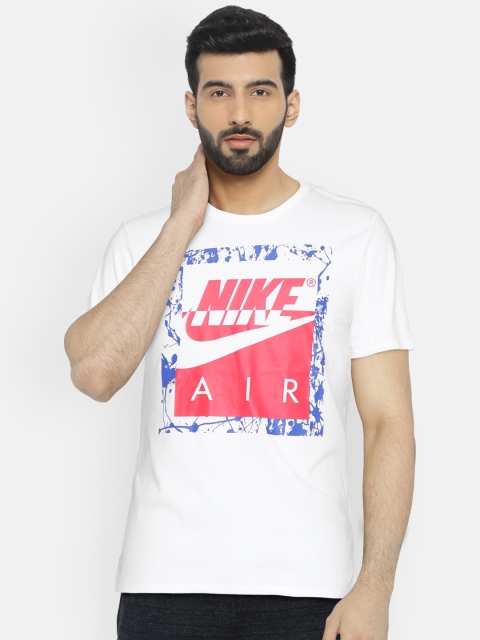 

Nike White Printed AS M NSW TEE NIKE AIR HBR T-Shirt