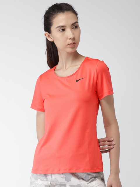 

Nike Orange AS W NP SS ALL OVER MSH T-shirt