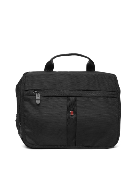 

Victorinox Unisex Black Adventure Traveler Deluxe 3-Way Carry Messenger Bag