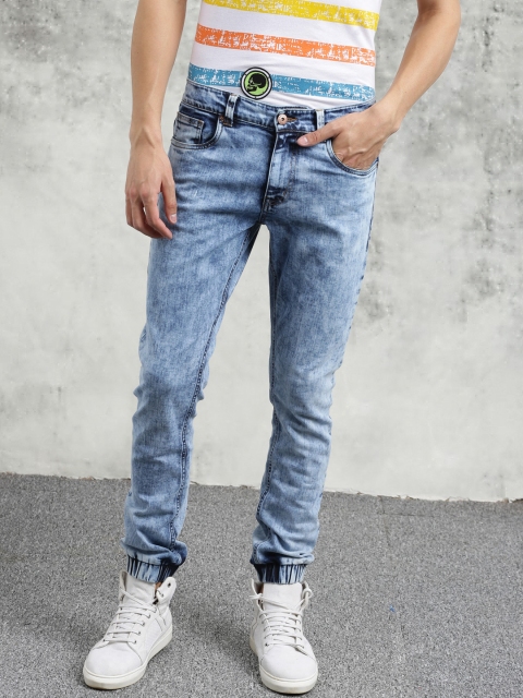 

Breakbounce Men Blue Slim Fit Low-Rise Clean Look Jeans