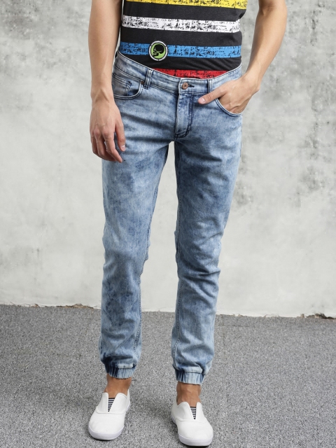 

Breakbounce Men Blue Slim Fit Low-Rise Clean Look Jeans