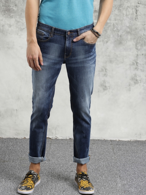 

Breakbounce Men Blue Slim Fit Low-Rise Clean Look Jeans