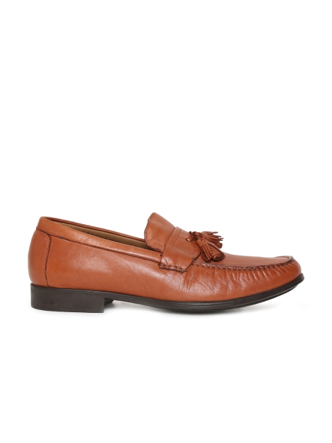 

JOHNSTON & MURPHY Men Brown Cresswell Tassel Leather Slip-on Shoes