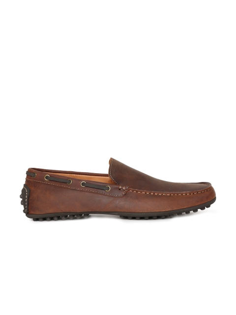 

JOHNSTON & MURPHY Men Tan Driving Shoes