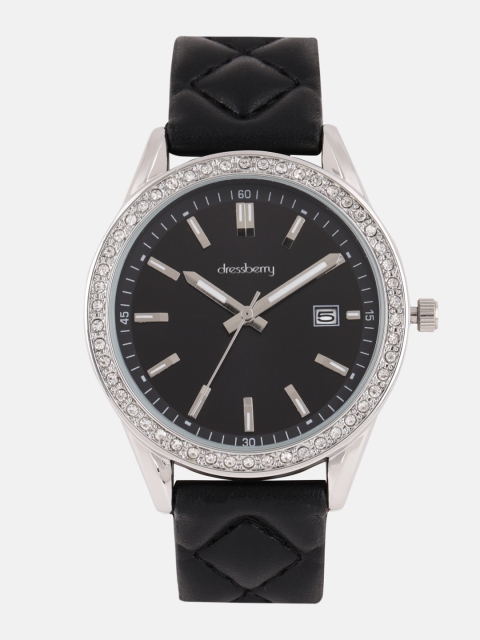 

DressBerry Women Black Analogue Watch