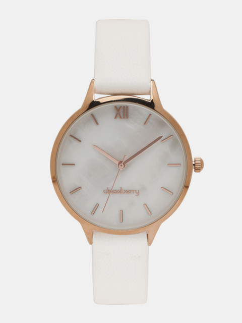 

DressBerry Women White Analogue Watch DB-K1
