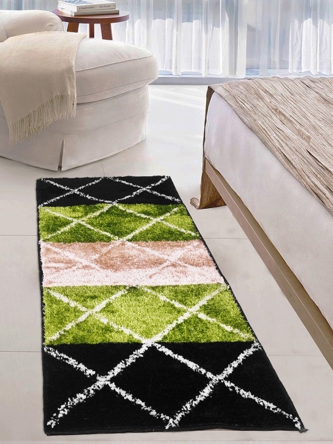 

Story@home Black & Green Polyester Carpet