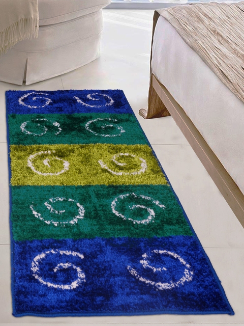 

Story@home Blue & Green Polyester Carpet