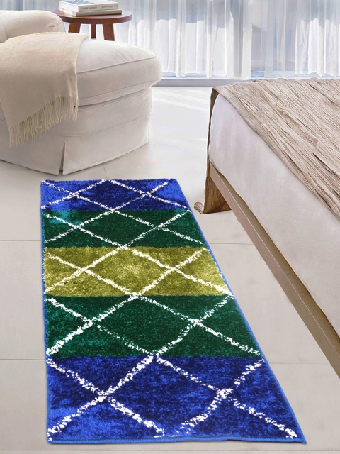 

Story@home Blue & Green Polyester Carpet