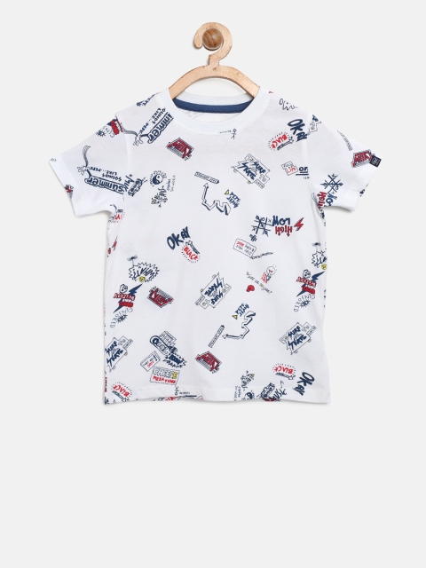 

Pepe Jeans Boys Blue Printed Round Neck T-shirt