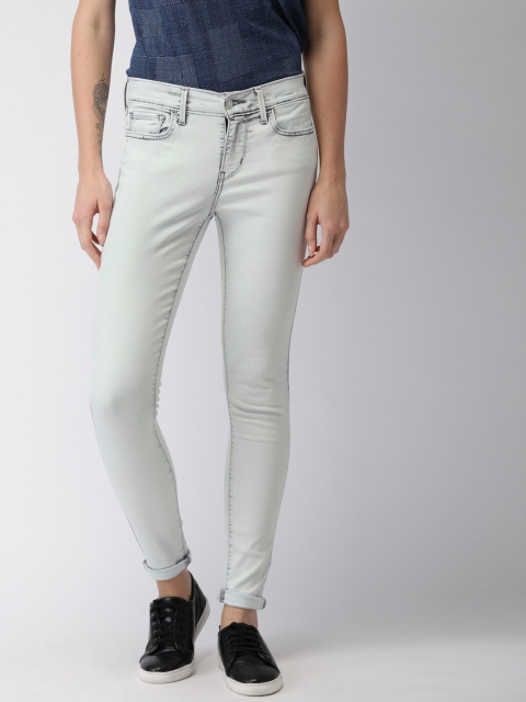 

Levis Women Grey Super Skinny Fit Mid-Rise Clean Look Stretchable Jeans 710