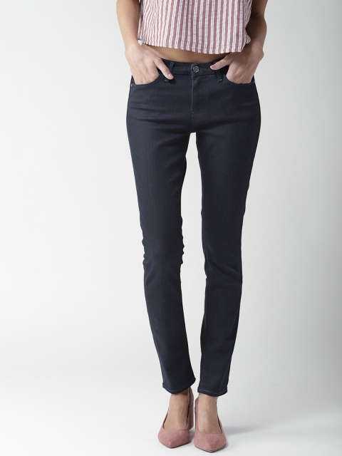 

Levis Women Navy Blue Skinny Fit Mid-Rise Clean Look Stretchable Jeans 711