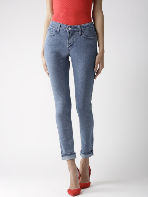 

Levis Women Blue Skinny Fit Mid-Rise Clean Look Stretchable Jeans