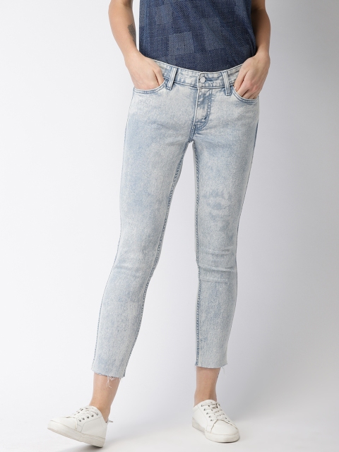 

Levis Women Blue 711 Line 8 Skinny Fit Mid-Rise Clean Look Stretchable Jeans