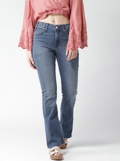

Levis Women Blue Flared High-Rise Clean Look Stretchable Jeans
