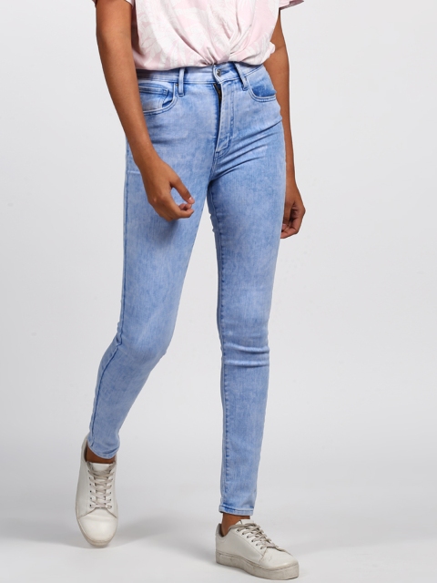 

Levis Women Blue Skinny Fit Mid-Rise Clean Look Stretchable Jeans Mile High