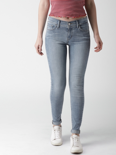 

Levis Women Blue Super Skinny Fit Mid-Rise Clean Look Stretchable Jeans