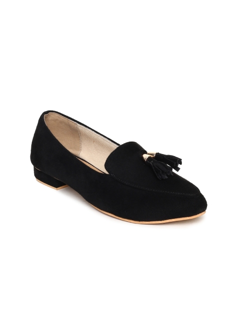 

Rocia Women Black Solid Synthetic Ballerinas