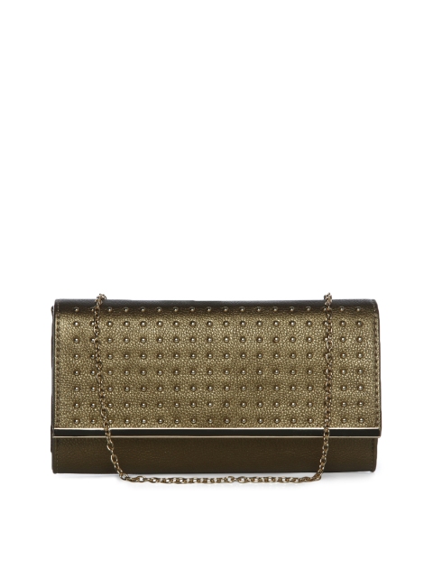 

Kazo Brown Embellished Clutch