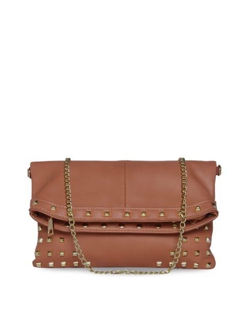 

Kazo Brown Embellished Clutch