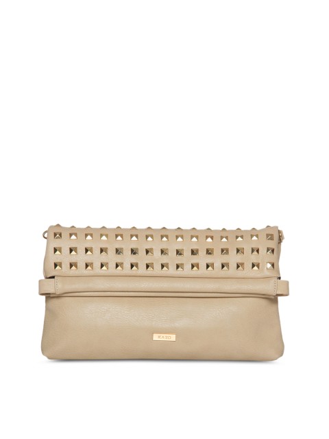

Kazo Beige Embellished Clutch