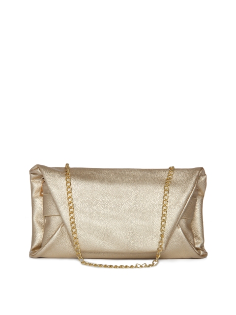 

Kazo Gold-Toned Solid Clutch