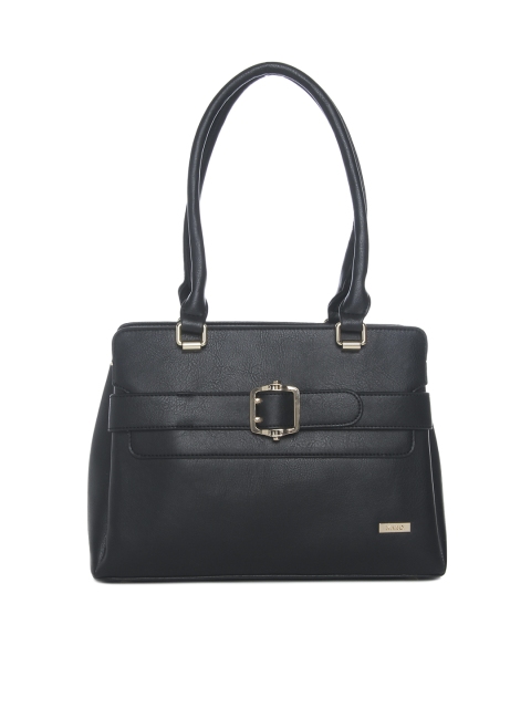 

Kazo Black Solid Handheld Bag