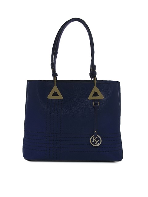 

Kazo Blue Solid Handheld Bag