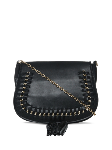 

Kazo Black Solid Sling Bag