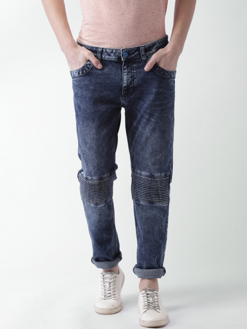 

Blue Saint Men Blue Slim Fit Mid-Rise Clean Look Jeans