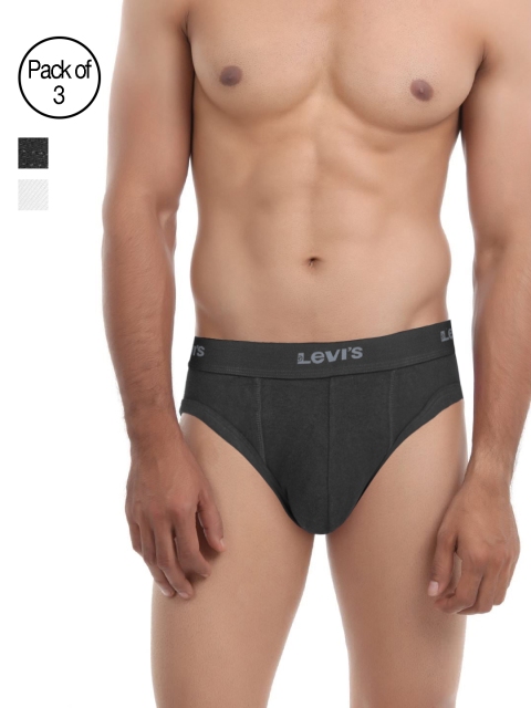 

Levis Men Pack of 3 Assorted Briefs 100CA