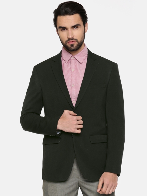 

Peter England Black Single-Breasted Neo Slim Fit Formal Blazer