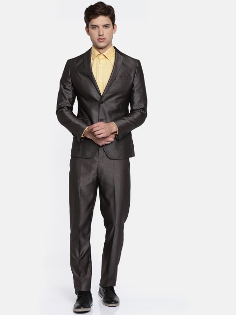 

Peter England Brown Single-Breasted Suits