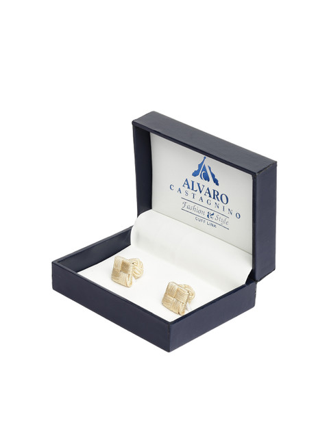 

Alvaro Castagnino Cream-Coloured Square Cufflinks
