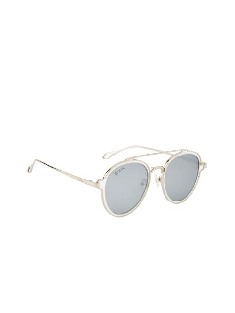 

Ted Smith Unisex Aviator Sunglasses, Grey