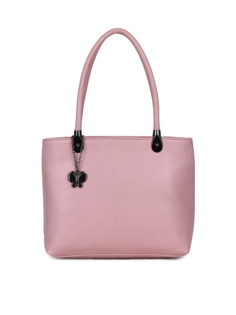 

Butterflies Pink Solid Handheld Bag