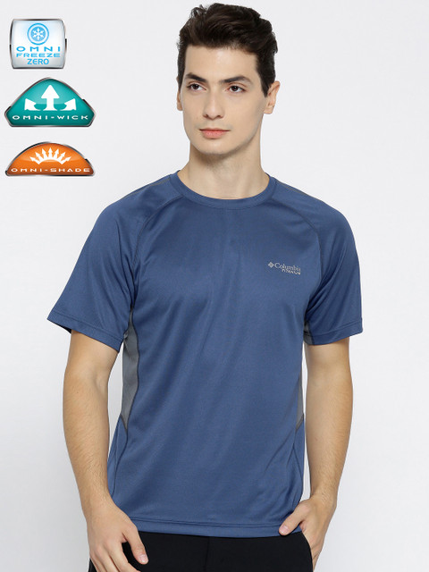 

Columbia Men Assorted Titan Trail Quick Drying Breathable Outdoor & Gym Round Neck T-shirt, Multi