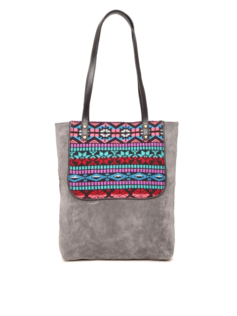 

Kanvas Katha Taupe Solid Shoulder Bag