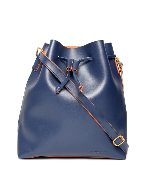 

Kanvas Katha Blue Solid Shoulder Bag