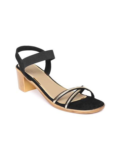 

Inc 5 Women Black Solid Sandals