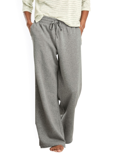 

next Women Grey & Grey Melange Loose Fit Solid Joggers