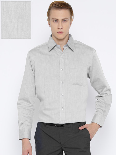 

John Players Men Grey Formal Shirt