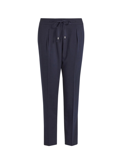 

next Women Navy Blue Regular Fit Solid Joggers
