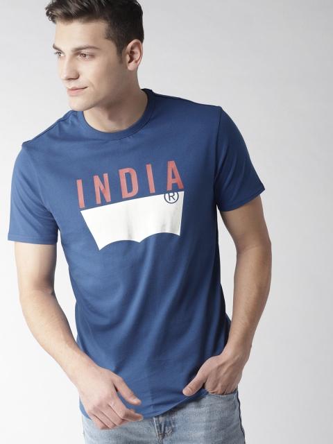 

Levis Men Blue Printed Round Neck T-shirt