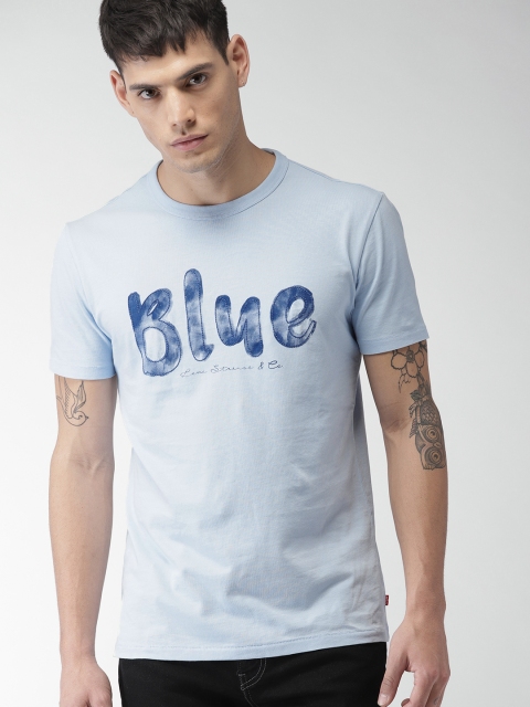

Levis Men Blue Printed Round Neck T-shirt