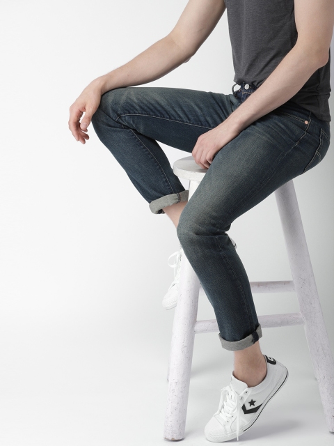 

Levis Men Blue Slim Fit Mid-Rise Clean Look Stretchable Jeans 511