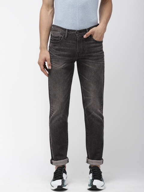 

Levis Men Charcoal Grey 511 Slim Fit Mid-Rise Clean Look Stretchable Jeans